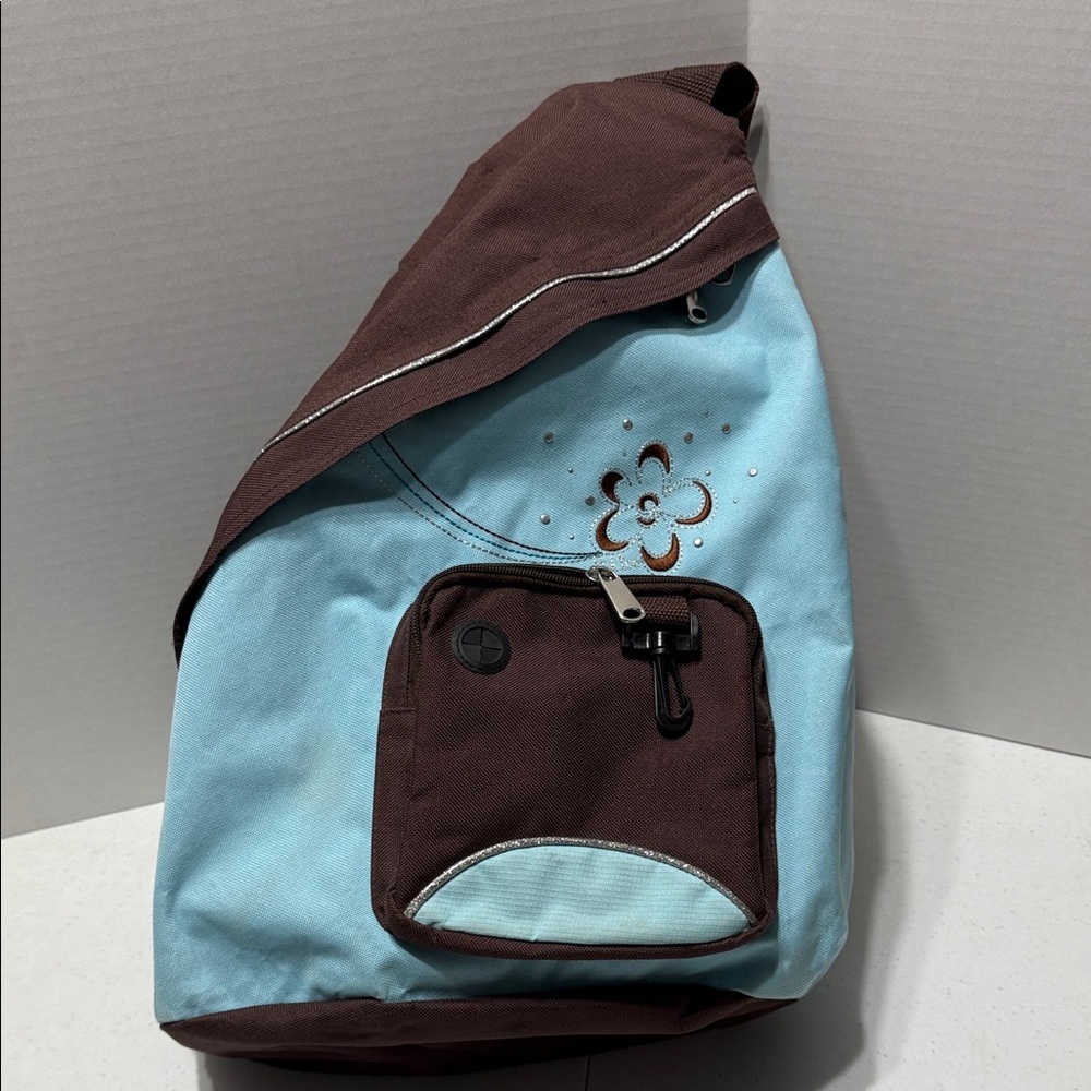 Limited Too Brown and Blue Backpack